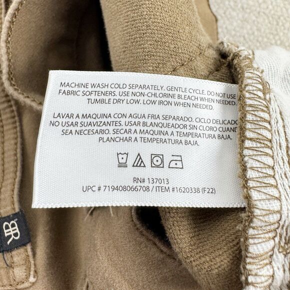 Banana Republic 5-Pocket Men's Tan Slim Fit Straight Leg Stretch Pants 34x32 - Picture 14 of 15